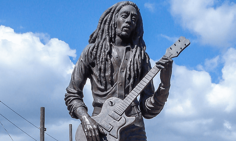 Bob Marley Statue In Kingston Independence Park