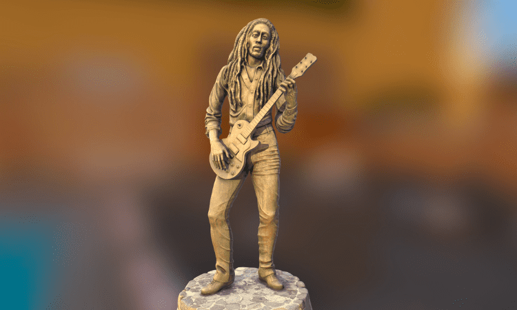 Bob Marley Statue In Kingston Independence Park